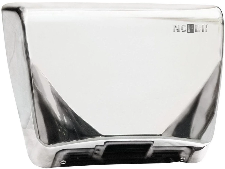 Металлическая сушилка для рук Nofer THIN 2350 W глянцевая