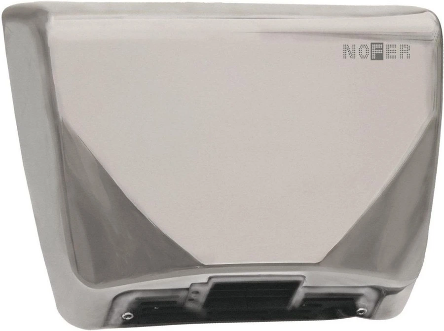 Металлическая сушилка для рук Nofer THIN 2350 W матовая