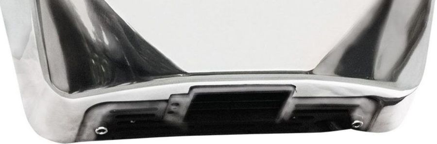 Металлическая сушилка для рук Nofer THIN 2350 W глянцевая фото#2