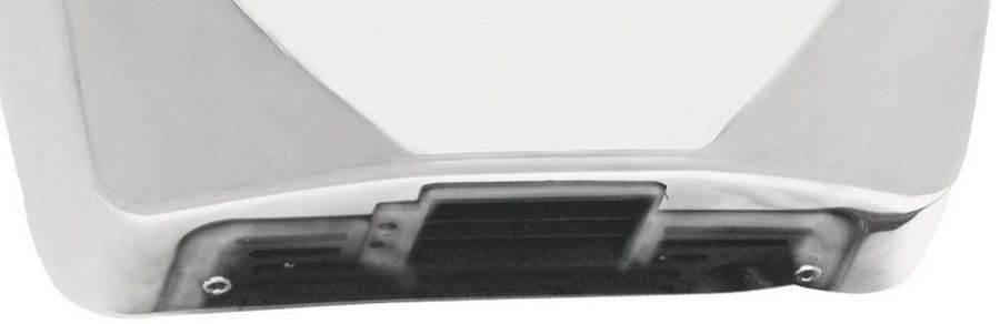 Металлическая сушилка для рук Nofer THIN 2350 W белая фото#2