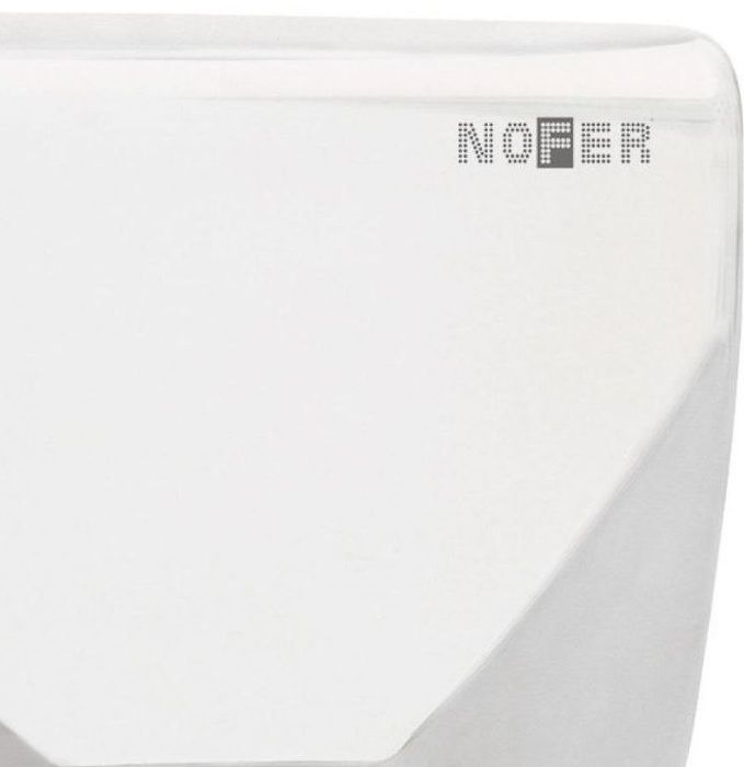 Металлическая сушилка для рук Nofer THIN 2350 W белая фото#3
