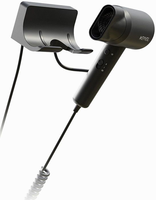 Настенный фен MEYVEL MF10-1600 (Black) фото#3