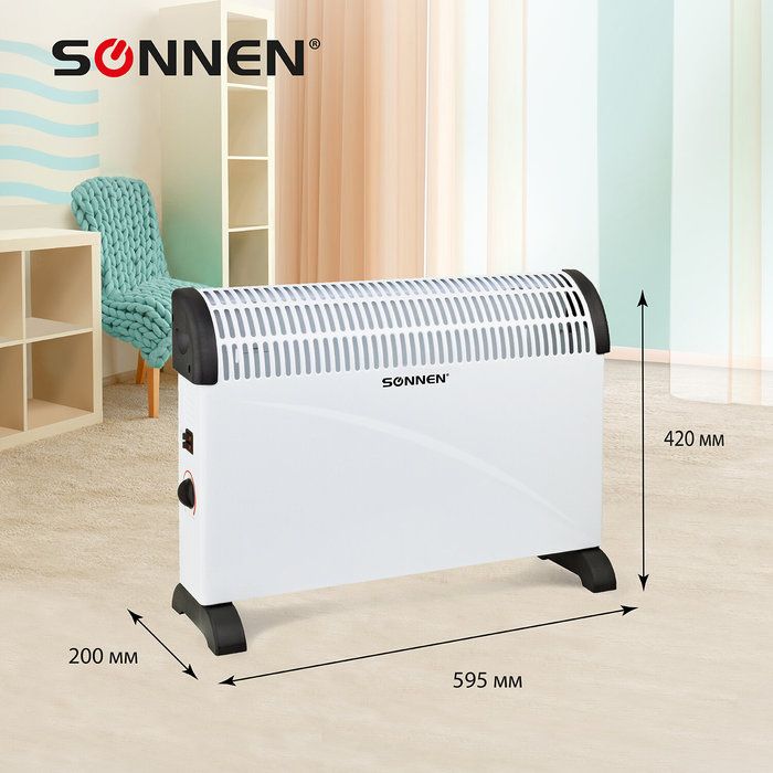 Конвектор электрический SONNEN Y-01S фото#6