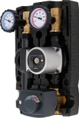 Насосная группа Hoobs DN25 (1"вр х 1 1/2"нр), с 3-х ход. клапаном, с насосом, с сервоприводом