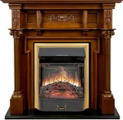 Электрокамин Royal Flame Oxford с очагом Majestic FX Brass