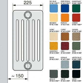 Радиатор отопления Arbonia 6050/14 N12 3/4 RAL 9016 фото#3