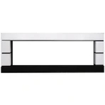 Линейный портал Royal Flame Modern 60 под очаг Vision 60 LED Белый с черным