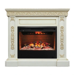 Электрокамин Real-Flame Ekaterina 26 WT-659G с очагом 3D Helios 26