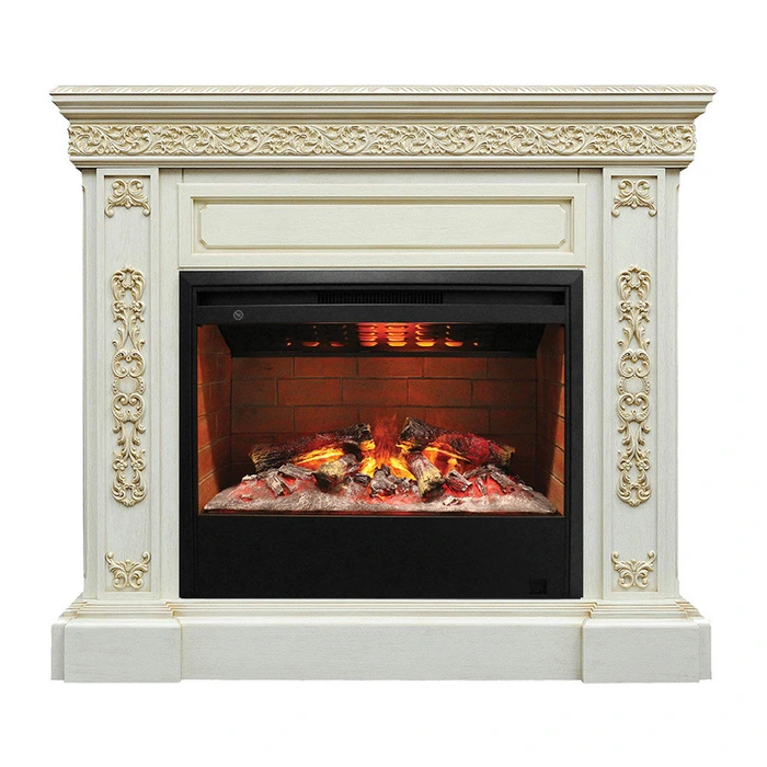 Электрокамин Real-Flame Ekaterina 26 WT-659G с очагом 3D Helios 26