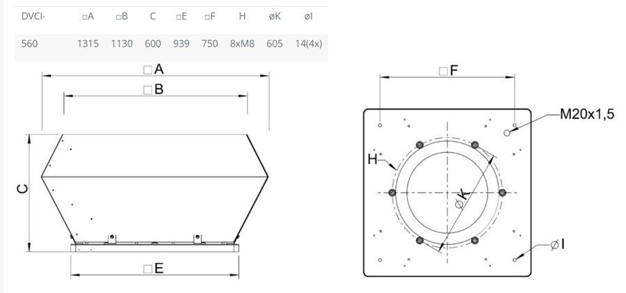 Вентилятор Systemair DVCI 560D-S EC фото#2