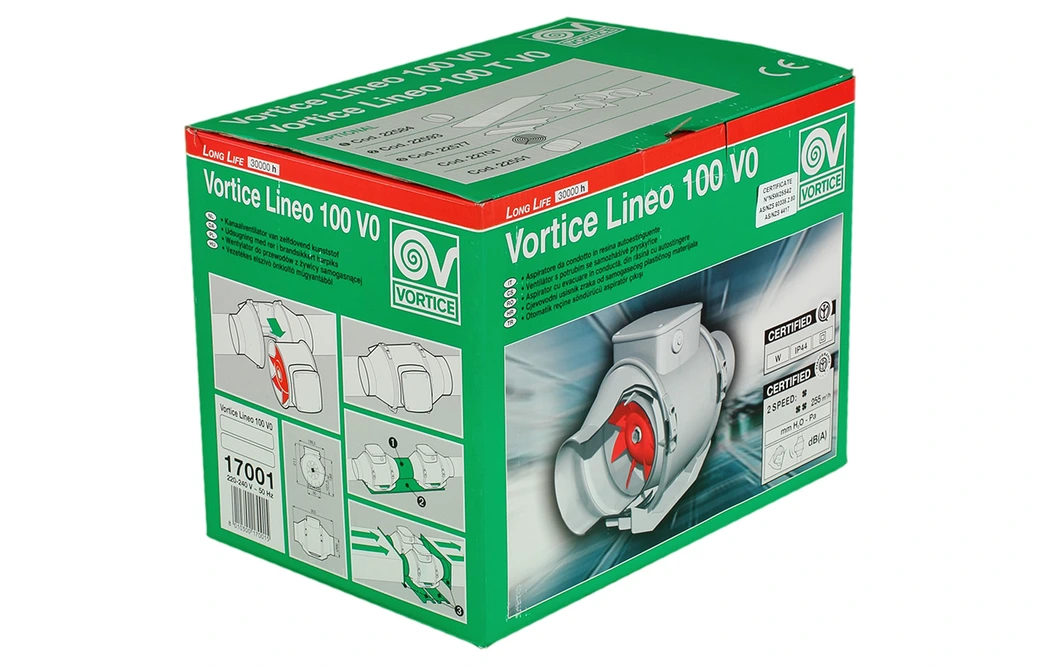 Канальный круглый вентилятор Vortice LINEO 100 V0 фото#15