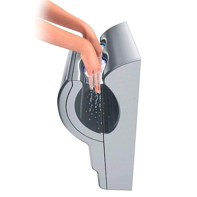 Пластиковая сушилка для рук Dyson Airblade dB AB14 Steel фото#3