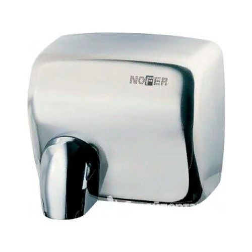 Металлическая сушилка для рук Nofer CYCLON 2450 W глянцевая (01101.B)