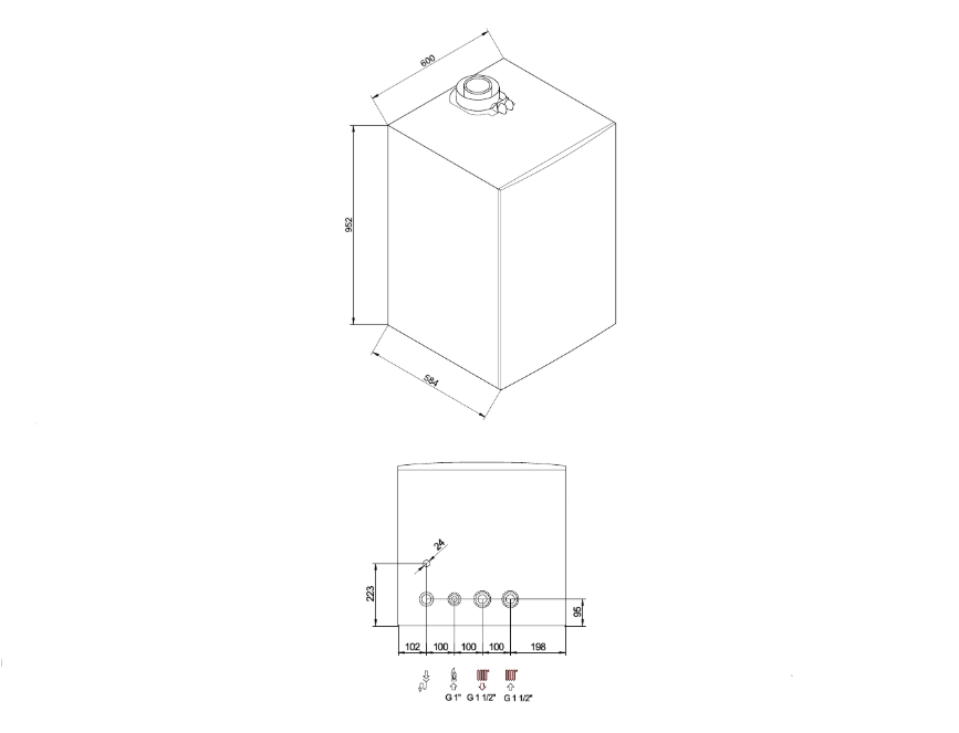 Настенный газовый котел Baxi LUNA DUO-TEC MP+ 1.130 фото#3