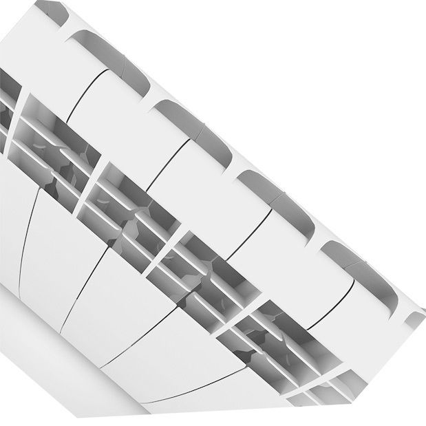 Алюминиевый радиатор Royal Thermo Biliner alum 500 12 секц. фото#2