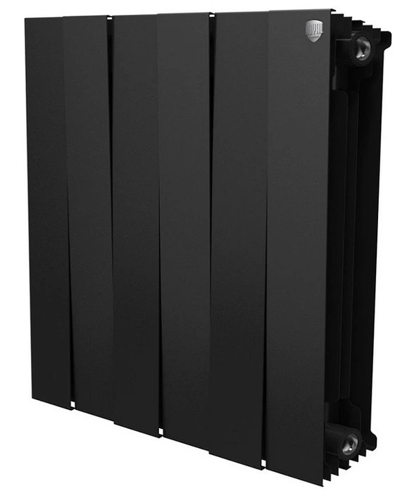 Биметаллический радиатор Royal Thermo Piano Forte 500 Noir Sable 8 секц.