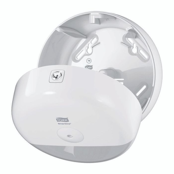 Диспенсер для туалетной бумаги Tork SmartOne в мини-рулонах Т9 белый (арт. 681000) фото#3