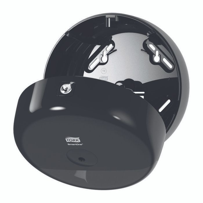 Диспенсер для туалетной бумаги Tork SmartOne мини-рулонах Т9 черный (арт.681008) фото#3