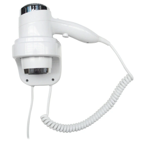Настенный фен Nofer HOTELline белый 1800-2200 W (02011.W)