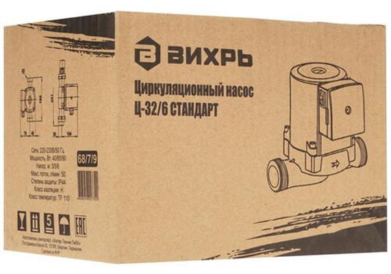 Насос для отопления Вихрь Ц-32/6 СТАНДАРТ фото#10