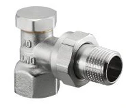 Вентиль Oventrop Combi 2 DN-15 1/2" ВН угловой НГ со штуцером