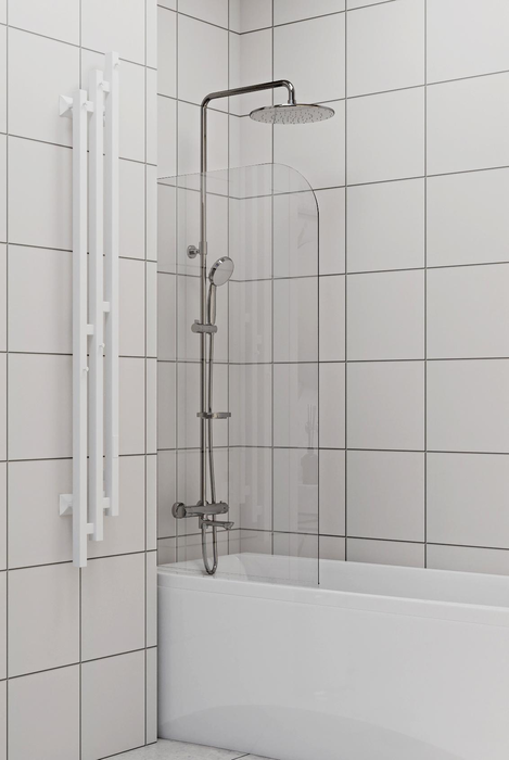 Электрический полотенцесушитель лесенка INDIGO Sky PRO (el) 150/17 Белый матовый фото#2