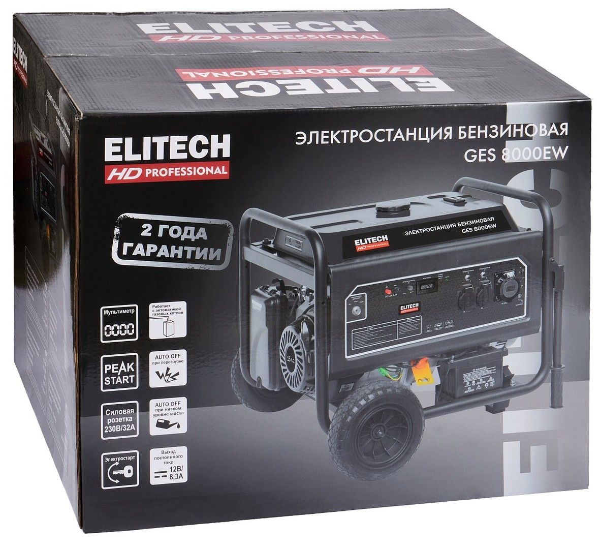 Бензиновый генератор Elitech GES 8000EW фото#8
