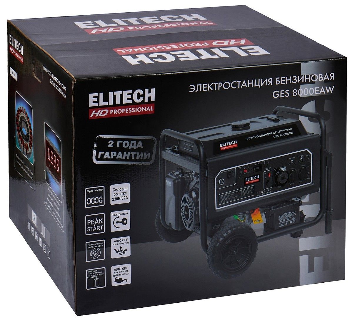 Бензиновый генератор Elitech GES 8000EAW фото#8