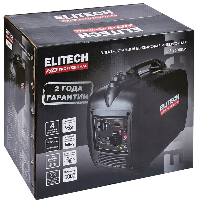 Бензиновый генератор Elitech GIS 2600RМ фото#9