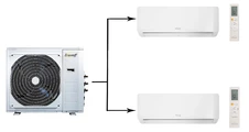 Мульти сплит система Eurohoff Smart multi EMMULT-18/2/EMMULT-09*2