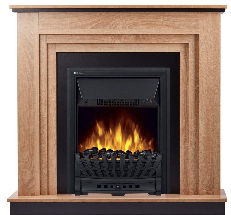Электрокамин Electrolux EFP/P-1020LS с порталом Firelight Grado Classic дуб санома