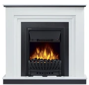 Электрокамин Electrolux EFP/P-1020LS с порталом Firelight Grado Classic белый, черный