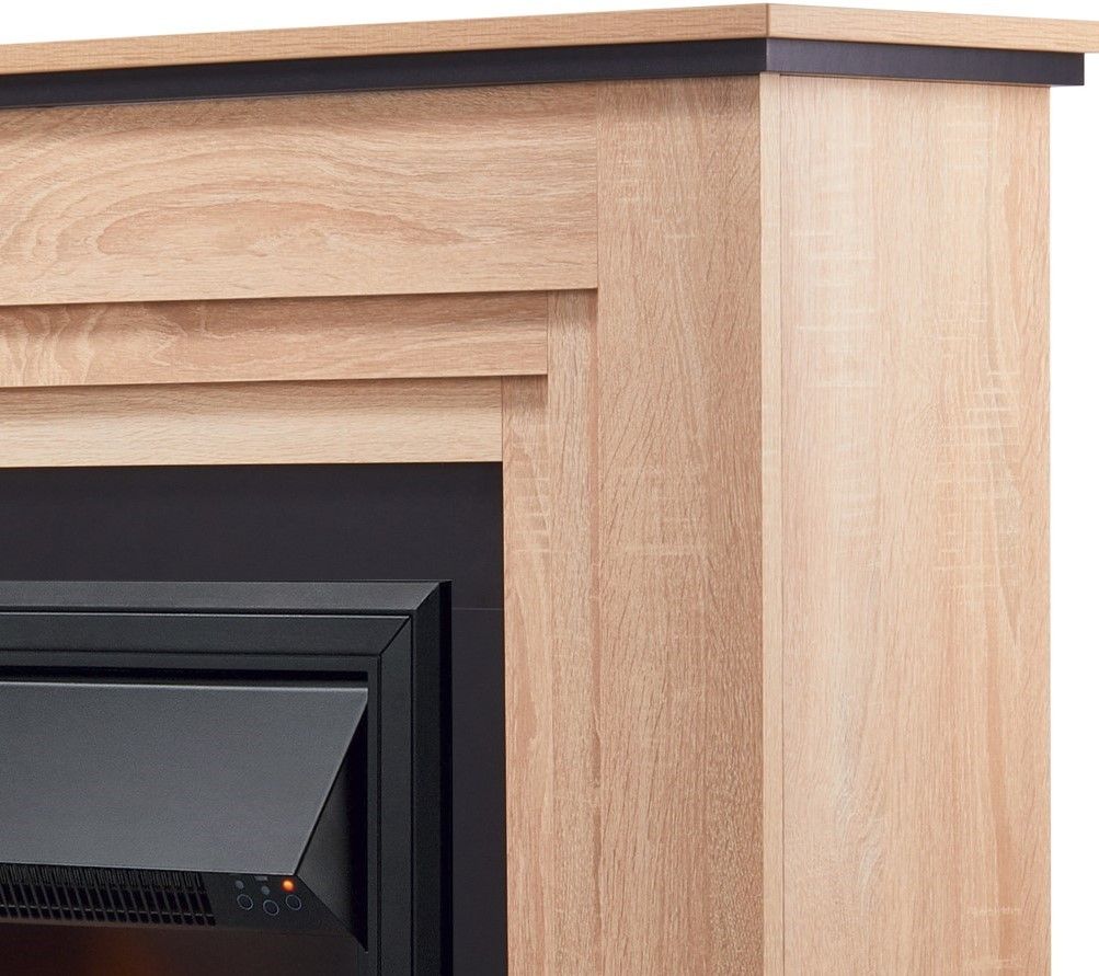 Электрокамин Electrolux EFP/P-1020LS с порталом Firelight Grado Classic дуб санома фото#11