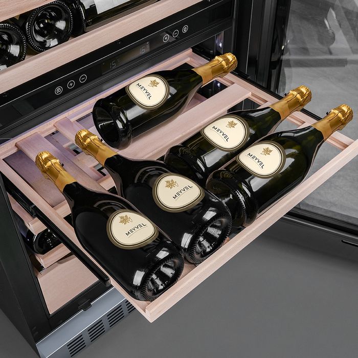 Отдельностоящий винный шкаф MEYVEL MV98-KBT3 (Slim) фото#11
