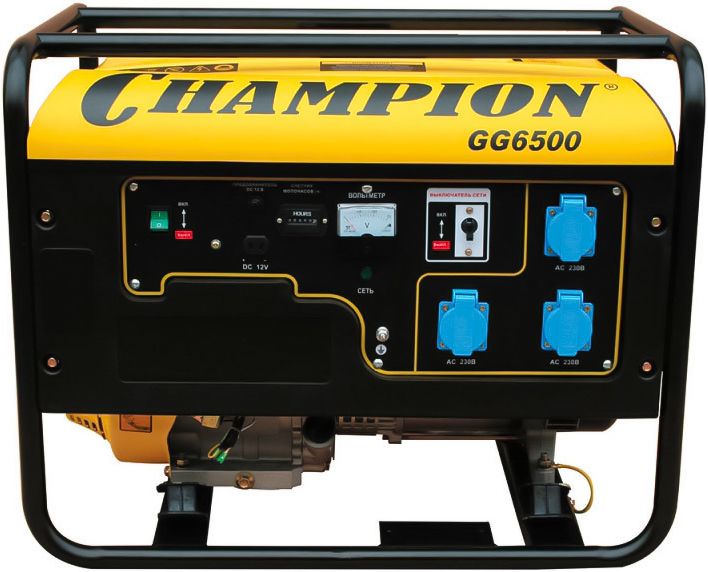 Бензиновый генератор CHAMPION GG 6500 фото#2