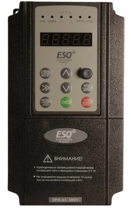 Частотный преобразователь ESQ 600-4T0015G/0022P 1.5/2.2кВт 380В-460В