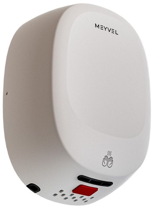 Пластиковая сушилка для рук MEYVEL MH12-1000P2 (White) фото#3