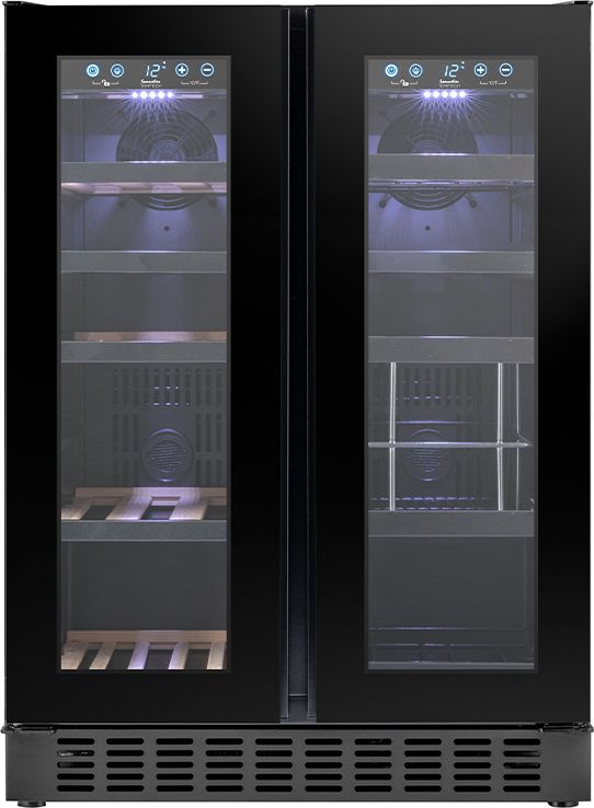 Отдельностоящий винный шкаф Temptech SOM2DX60DRB фото#3