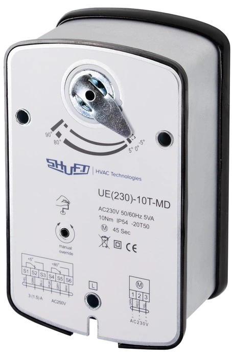 Электропривод реверсивный Shuft UE(230)-10T-MD