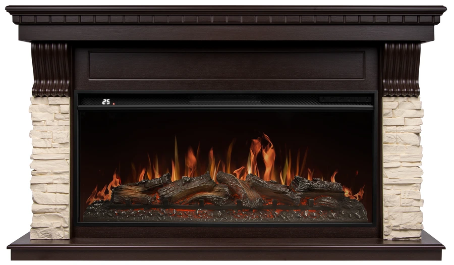 Электрокамин Royal Thermo Aurora RTFP/P-AR40LS, портал Michigan 40, кам. мол., шп. тем