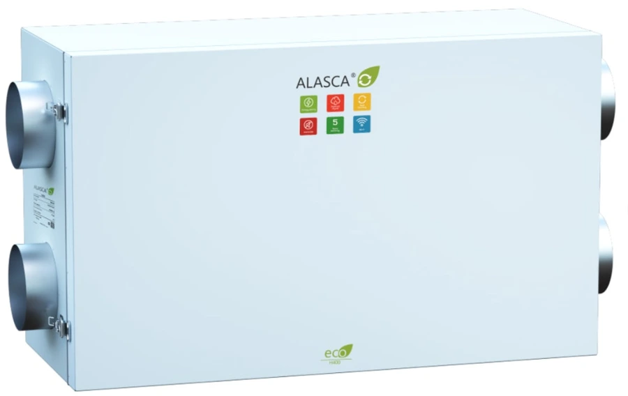 Приточно-вытяжная вентиляционная установка Alasca ECO H700EC W