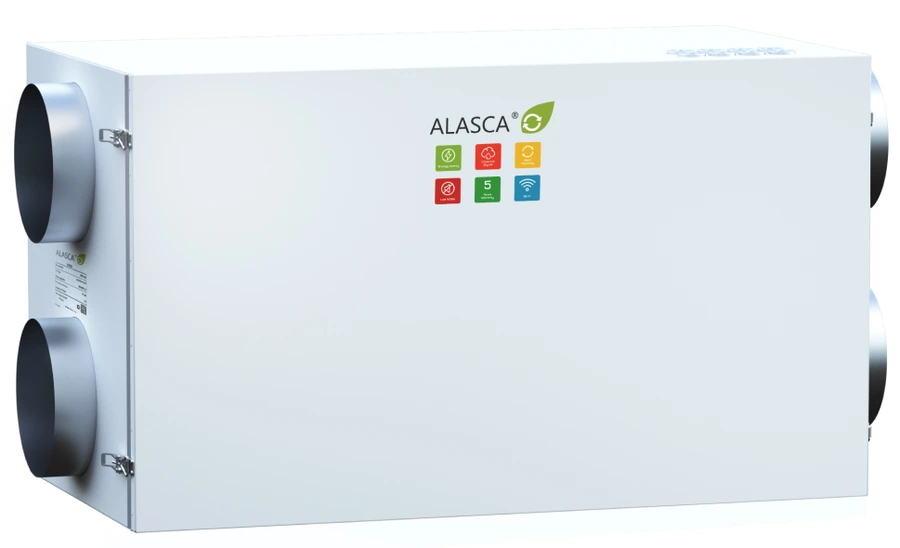 Приточно-вытяжная вентиляционная установка Alasca RR700HEC W