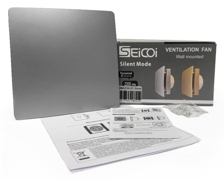 Вытяжка для ванной Seicoi SMAZ04-01 Silver фото#3