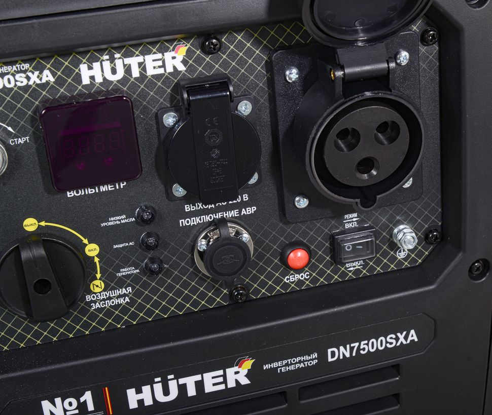 Бензиновый генератор Huter DN7500SXA фото#2