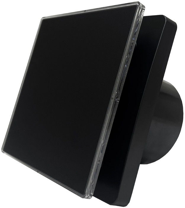 Вытяжка для ванной Seicoi SNAD04-01 Matt black glass фото#2