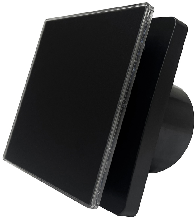 Вытяжка для ванной Seicoi SNAD04-01B Matt black glass, T фото#2