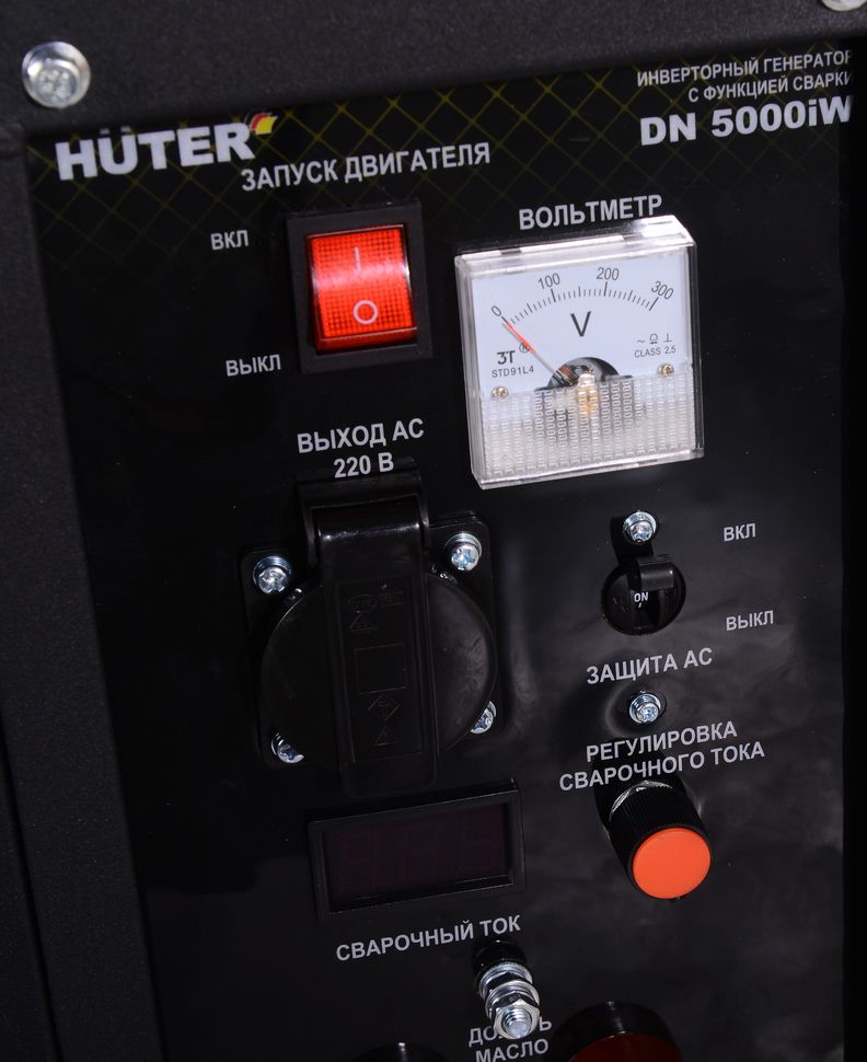 Бензиновый генератор Huter DN 5000iW фото#2