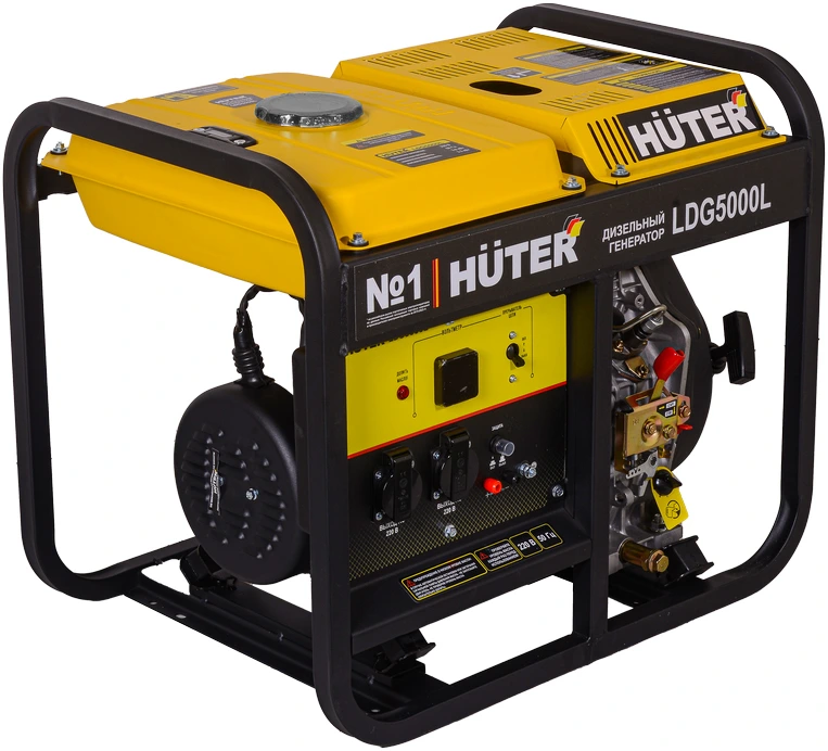 Дизельный генератор Huter LDG 5000L