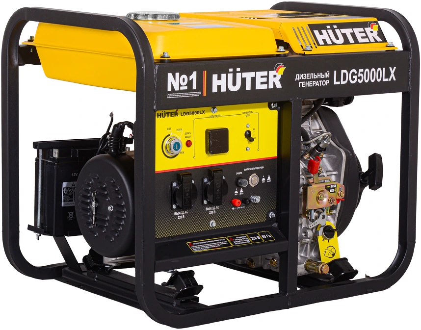 Дизельный генератор Huter LDG 5000LX