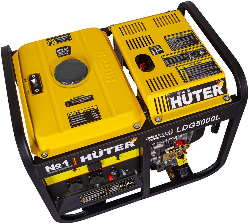 Дизельный генератор Huter LDG 5000L фото#2